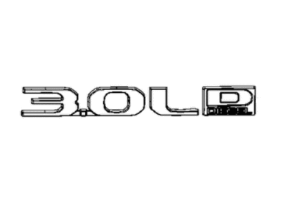 Jeep Wrangler Emblem - 68291785AA