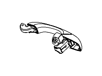 Chrysler 200 Door Handle - 1KR97WS2AB