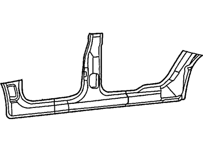Dodge 5003776AD PANEL PACKAGE Body Side Sill