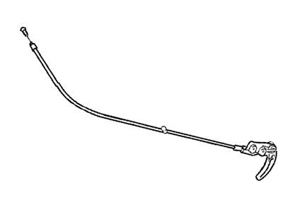 Dodge 5104405AA CABLE Hood Release
