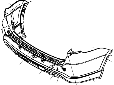 Dodge 68149263AB SHIELD Exhaust Rear Fascia