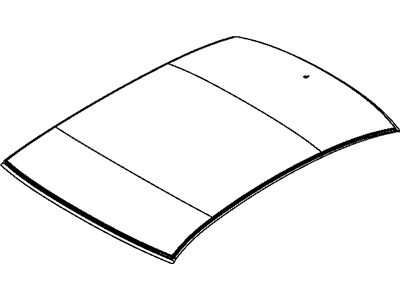 Chrysler 5008800AB PANEL Roof Without Sunroof Opening