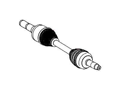 Jeep R2104590AA SHAFT Axle Half