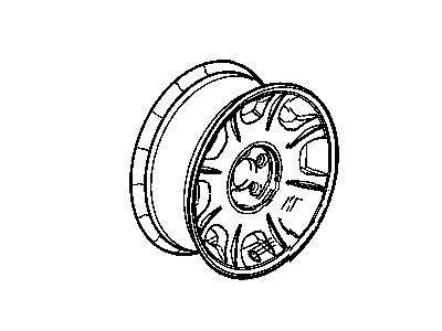 Dodge 5290991AD WHEEL Aluminum
