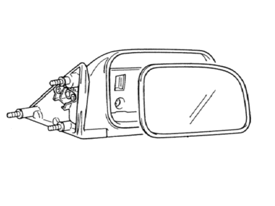 Dodge Colt Car Mirror - MB551033