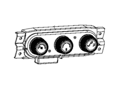Dodge 68368988AA CONTROL A/C and Heater - Aux