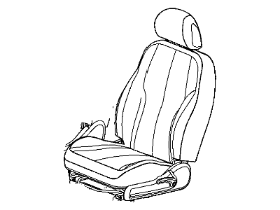 Chrysler 1CY541KAAA COVER Front Seat Cushion