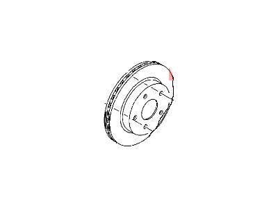 Mopar 55366036AB Rotor, Front