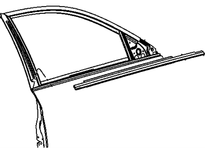 2004 Chrysler Pacifica Door Seal - 5054117AA