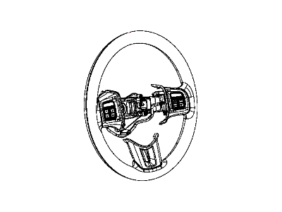 Dodge 1UE121TWAB WHEEL Steering