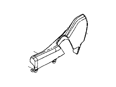 Jeep 1BG401D1AA SHIELD Seat Adjuster