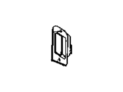 Dodge 55275109 HANDLE Cargo Door Shutface