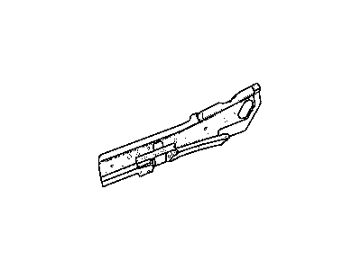 Dodge 4780866AA PANEL Underbody Front Rail Cover, Right