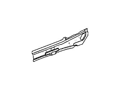 Dodge 4780867AA PANEL Underbody Front Rail Cover, Left