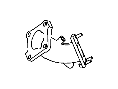 Chrysler 4884275AB ELBOW Turbo To Catalytic Converter