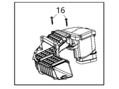 Jeep 68293181AB DUCT Clean Air