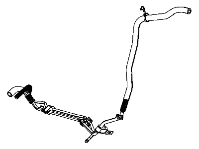 Mopar 5154409AF Hose Power Steering Reservoir To Pump