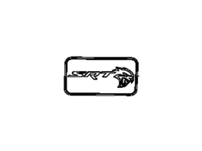 Dodge 53010898AA NAMEPLATE SRT Grille