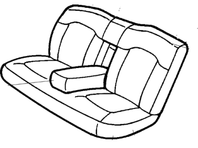 Chrysler Sebring Seat Cover - 1AF891DVAA