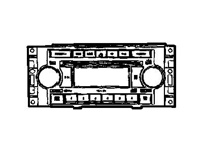 Chrysler 5091175AE RADIO AM/FM with CD and Equalizer