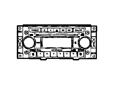 Chrysler 5064362AB RADIO AM/FM with CD and Equalizer