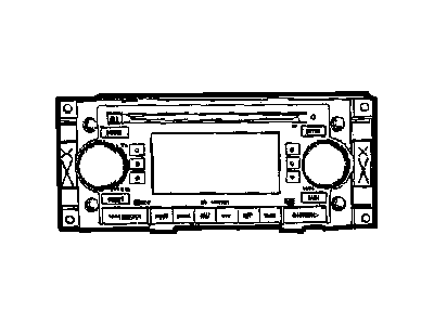 Chrysler 5091522AC RADIO AM/FM CD W/NAV/DVD & CD-CTRL