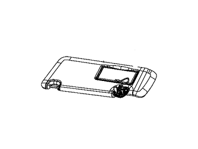 Ram 2500 Sun Visor - 6NX59BD1AA