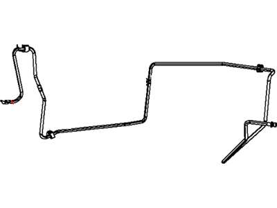 Ram 68140668AC LINE A/C Liquid Includes: Gaskets, O-Rings, Valve Core, Cap
