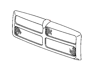 Dodge 5EZ51SGS GRILLE Radiator