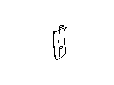 Chrysler 1BQ82DW1AB MOLDING C Pillar