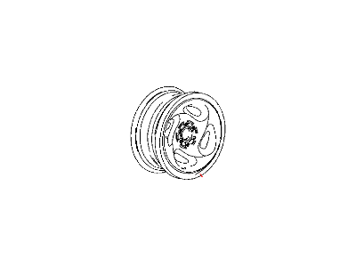 Dodge 52013763AA WHEEL Aluminum