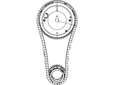 Mopar 53022243AF Timing Chain, Upper