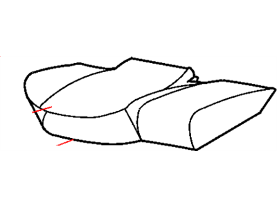 Jeep WN561AZAA COVER Rear Seat Cushion 60%