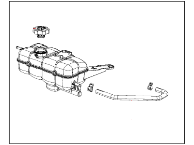 Mopar 52014894AC Bottle Coolant Recovery