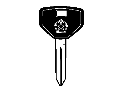 1999 Dodge Viper Car Key - 4883828AA