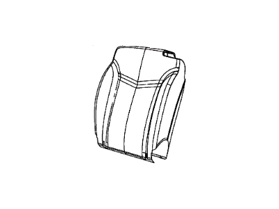 Chrysler 1UM95DW1AA Cover - Front Seat Back