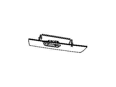 Dodge 1JF181VSAA GLOVE BOX Instrument Panel