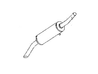 Chrysler Voyager Muffler - 4809152