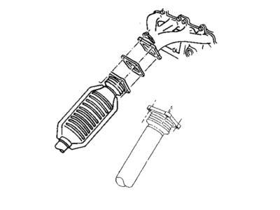 1999 Dodge Caravan Catalytic Converter - E0056021