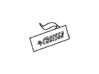 Chrysler 5303514AA NAMEPLATE PT CRUISER