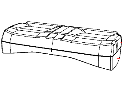 Jeep 1MB011DVAA COVER Seat Cushion