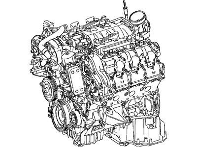 Dodge 68013133AA ENGINE Complete See Note