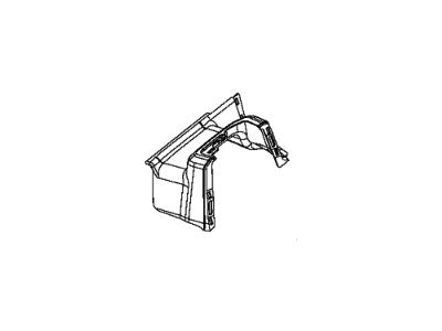 Jeep 6BM34TX7AA BEZEL Cargo Trim