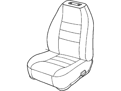 2002 Jeep Wrangler Seat Cover - UH611AZAA