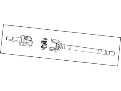 Jeep 68145209AA SHAFT Axle