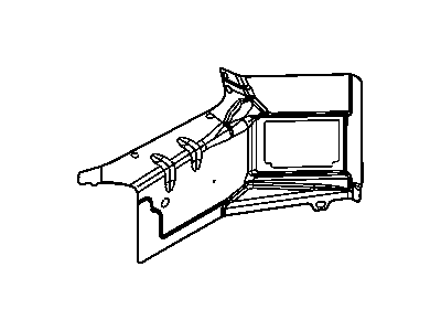 Chrysler 4814862AE EXTENSION Quarter To Floor Pan