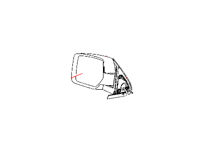2009 Dodge Nitro Car Mirror - 55079101AF