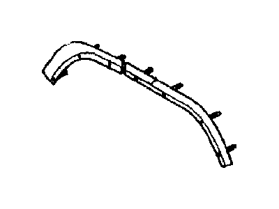 Mopar 55155676AE Retainer Applique Front
