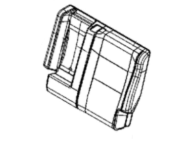 Jeep 6VE25LT5AA COVER Rear Seat Back Left