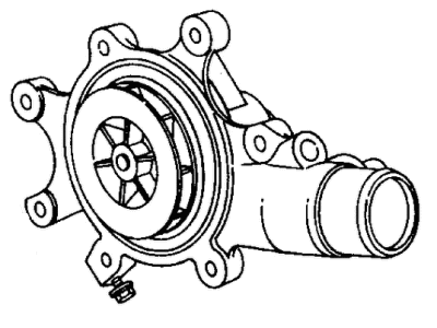 1994 Dodge Viper Water Pump - 5245465